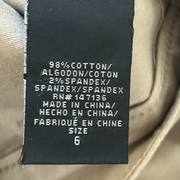 NWOT 1822 Very Soft Olive Green Khaki Denim Stretchy Mid Rise Jeans Pants - Picture 5 of 8